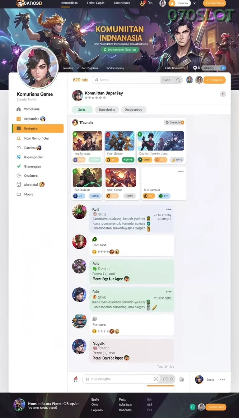 Cuplikan layar PRIMA77 — menu navigasi