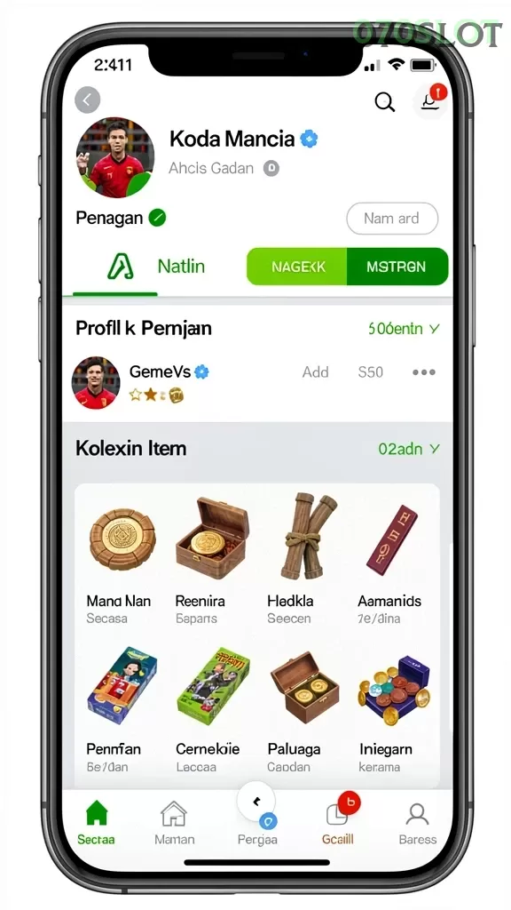 Cuplikan layar GIRANG4D — pengaturan akun